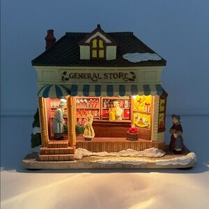 DICKENS GENERAL STORE LIGHT UP BUILDING TESTED
